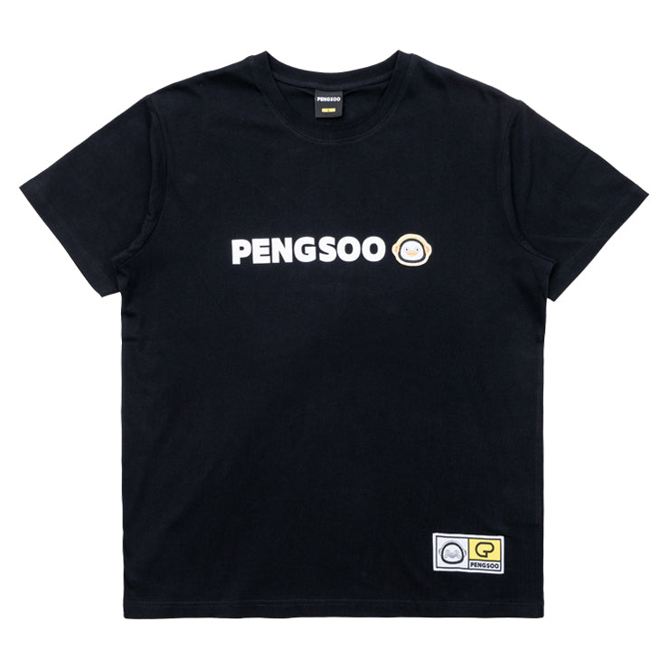 PENGSOO SM ワッペン付きTシャツ 黒 3Lサイズ (ステッカー付)