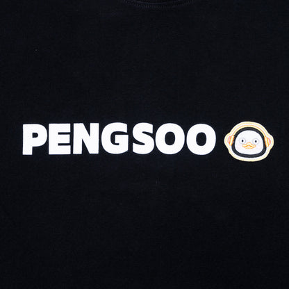 PENGSOO SM ワッペン付きTシャツ 黒 Lサイズ (ステッカー付)