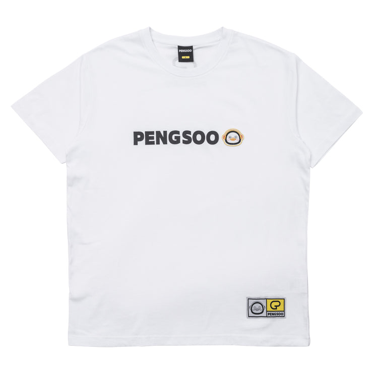 PENGSOO SM ワッペン付きTシャツ 白 Mサイズ (ステッカー付)