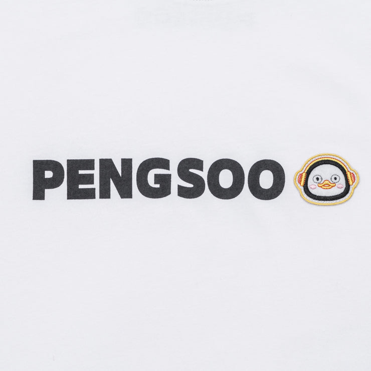 PENGSOO SM ワッペン付きTシャツ 白 3Lサイズ (ステッカー付)