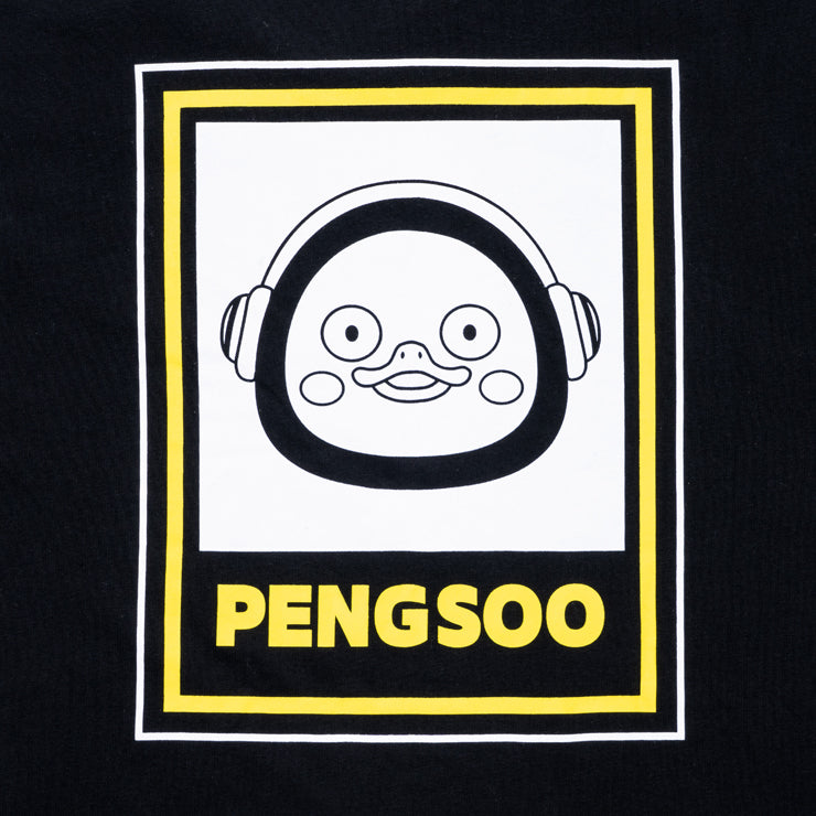 PENGSOO SM バックプリントTシャツ 黒 3Lサイズ (ステッカー付)