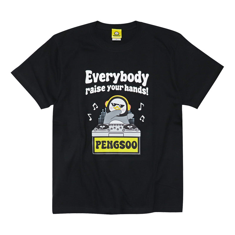 PENGSOO Tシャツ-D 黒 Mサイズ